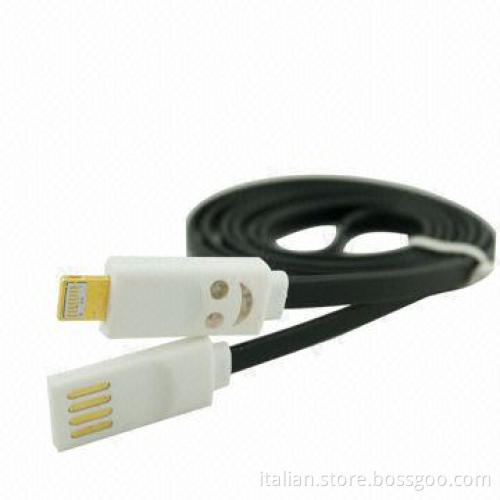Smile LED Cables for iPhone 5, with Sync Data and Charging Functions